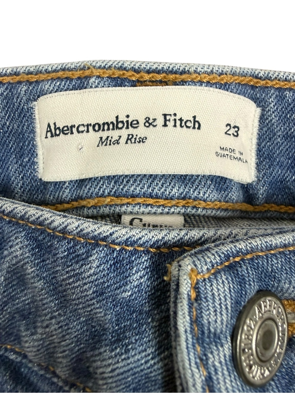Abercrombie & Fitch Light Blue Denim Skirt - Picture 6 of 9